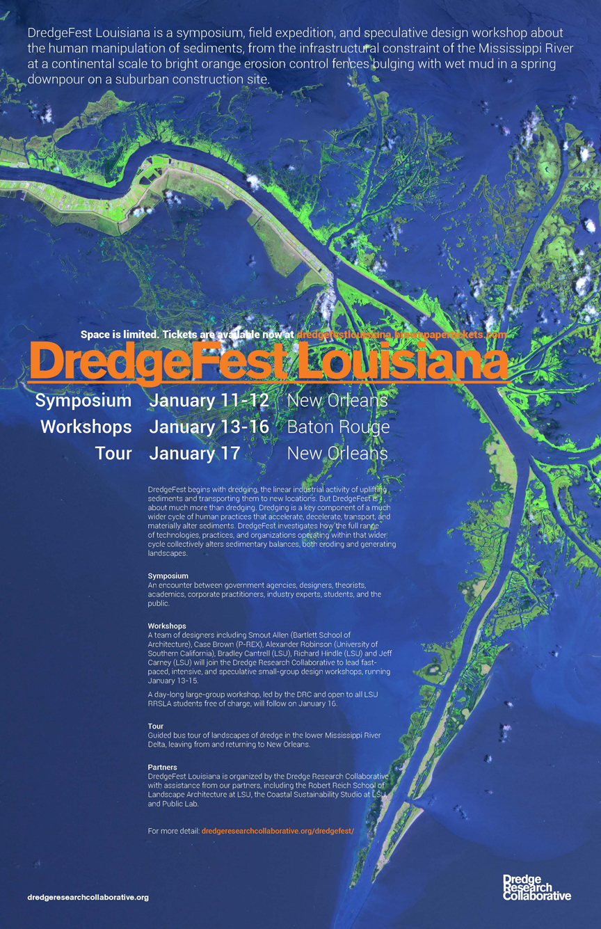 Dredgefest Louisiana Adam Mandelman, Landscape Architecture Baton Rouge Lab